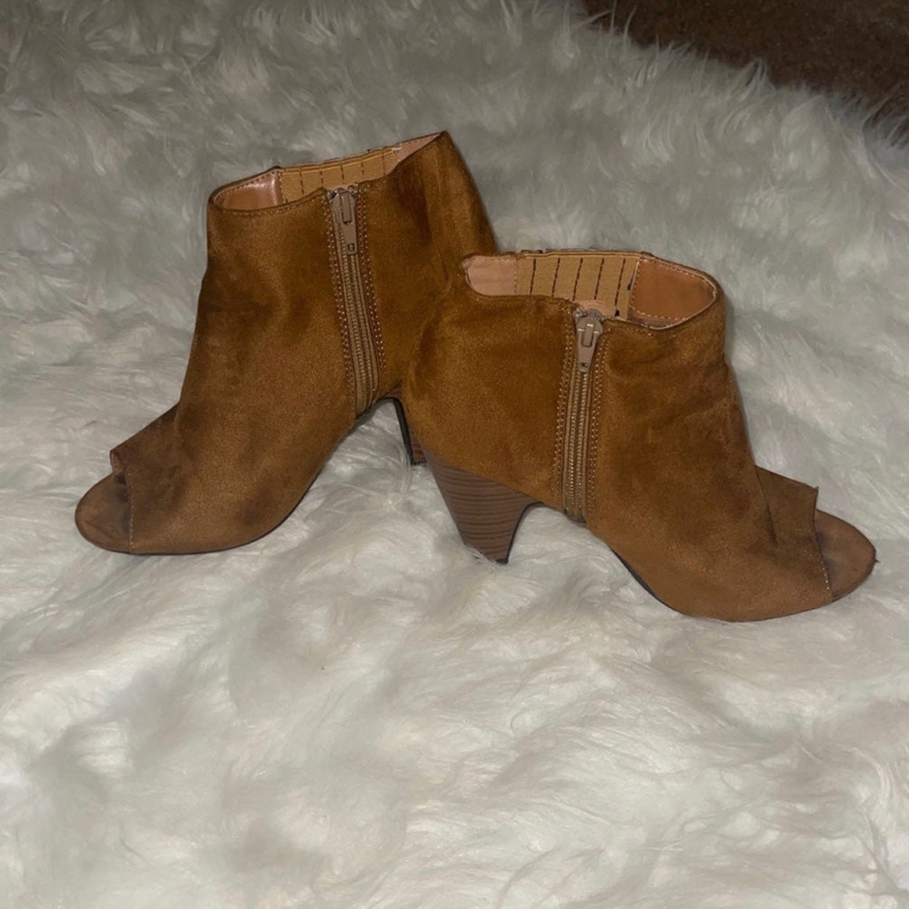 Tan Booties - Picture 2 of 6